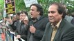 London Journalists protest against murder attempt on Journalist Hamid Mir in Karachi