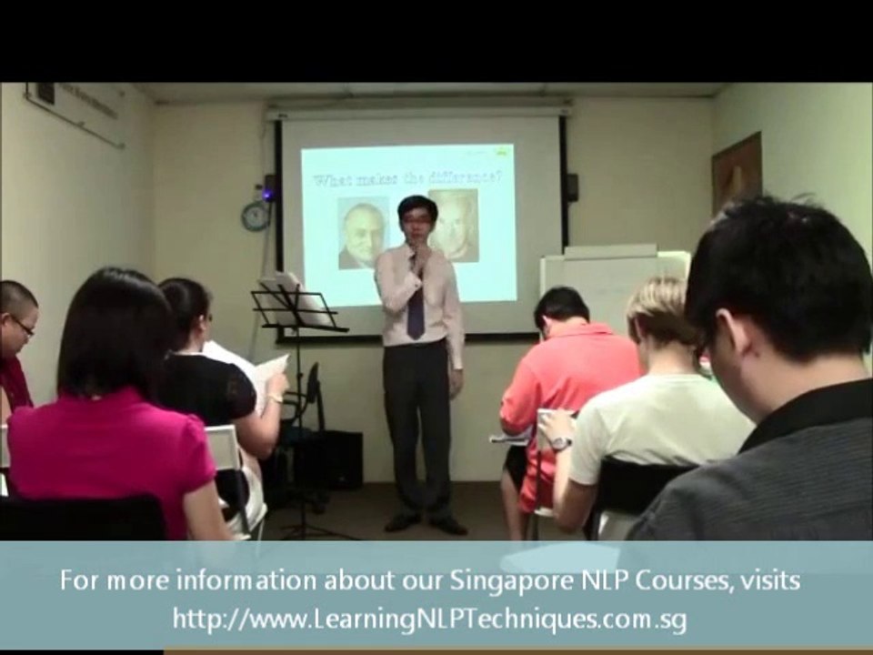 Actual NLP Training in Singapore with Jacky Lim