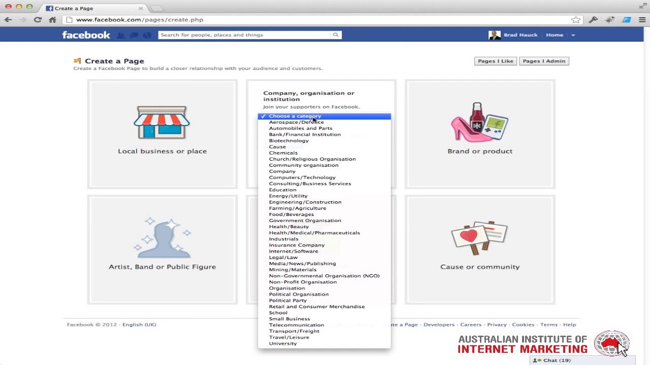 Setting up a Facebook Page - Facebook Help Videos