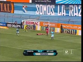 Sporting Cristal golea 5 a 1 a Inti Gas y acaba con su mala racha