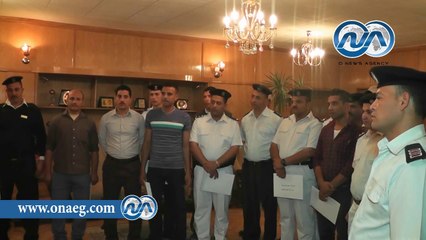 شاهد .. تكريم ضباط وأفراد مديرية أمن السويس