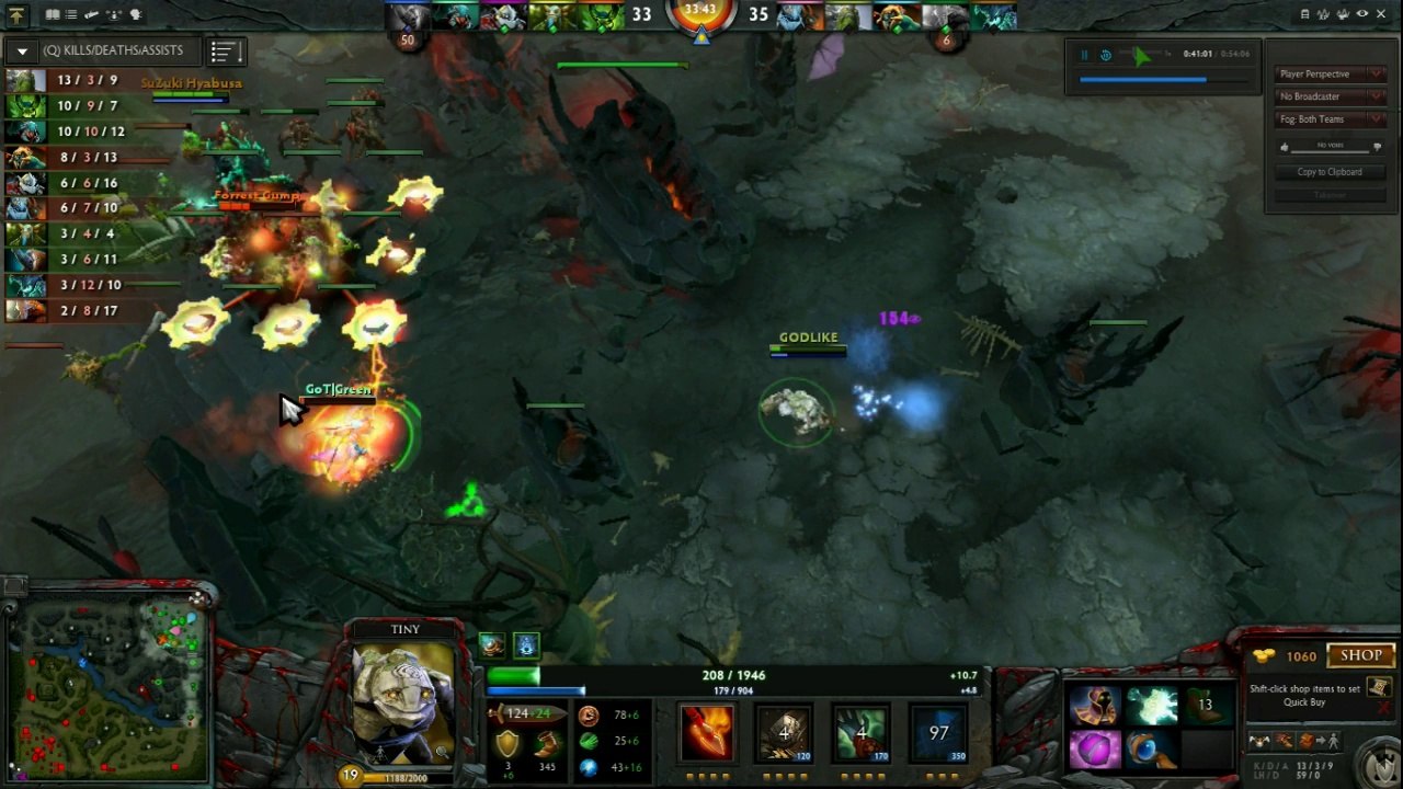 Dota 2 Gameplay: Tiny ability draft (husk arrow) imba
