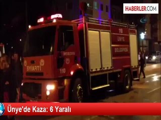 Ordu'daki Trafik Kazasında 6 Kişi Yaralandı