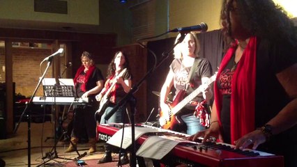 There's a break in the middle for some reason. This was the band song.