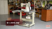 Machine à coudre cuir pour sellier, harnacheur, maroquinier