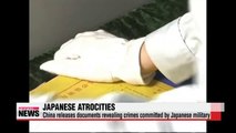 China releases wartime documents revealing Japanese atrocities