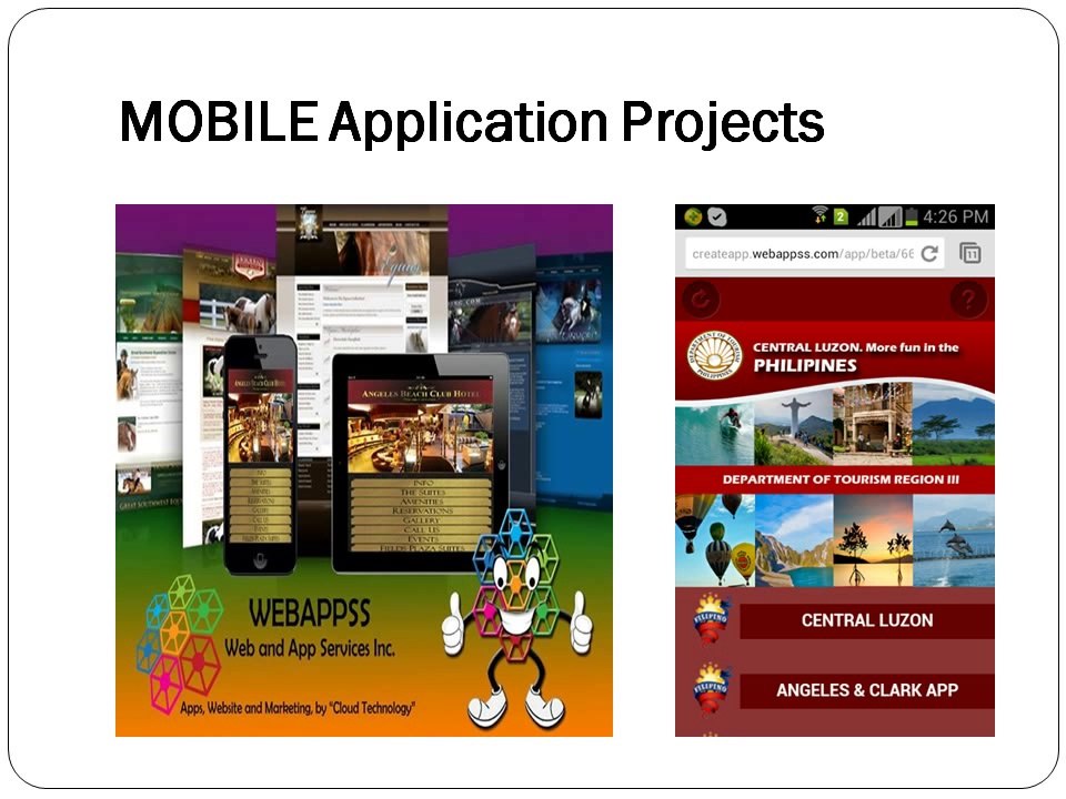 Website Designer Angeles City Philippines, Mobile Application Developer