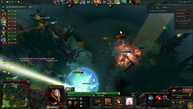 Dota 2 Gameplay: DK Ability Draft Bone Invis + Lesh Ult IMBA