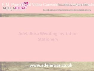 AdelaRosa Wedding Invitation Stationery