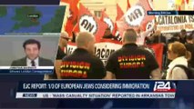 Jonathan Sacerdoti on i24news, discussing antisemistm in Europe