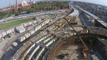 Azadi Chowk Over Head Bridge Aerial View