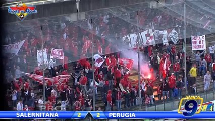 Salernitana - Perugia 2-2 | Highlights and Goal 1^ Div Gir.B 33^ Giornata 27/04/2014
