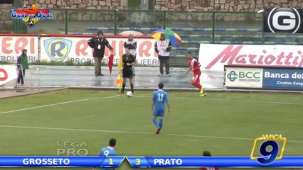Grosseto - Prato 1-3 | Highlights and Goal 1^ Div Gir.B 33^ Giornata 27/04/2014