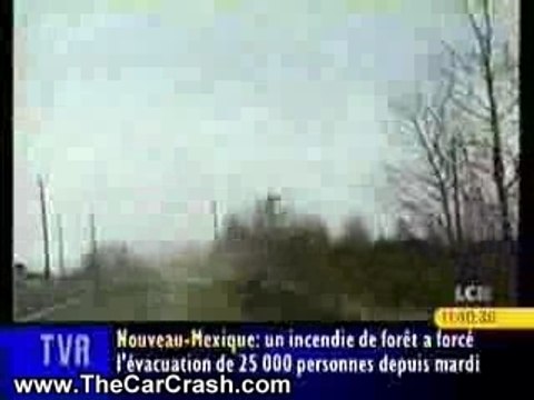 Car Goes Spinning and Flying off the Roa