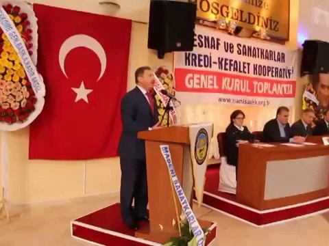 MANİSA ESNAF VE SANATKARLAR KREDİ VE KEFALET KOOPERATİFİ GENEL KURUL KONUŞMASI - 20.01.2014