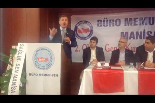 AK PARTİ MANİSA MİLLETVEKİLİ DOÇ. DR. SELÇUK ÖZDAĞ'IN BÜRO MEMUR SEN GENEL KURULU KONUŞMASI- 09.11.2013