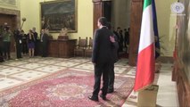 Roma - Renzi incontra il Primo min Francese Manuel Valls (26.04.14)