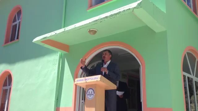 MANİSA DEMİRCİ ÖREN KÖYÜ CAMİİ MİNARE AÇILIŞ TÖRENİ - 28.04.2013