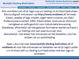 Kleding bedrukken Arnhem