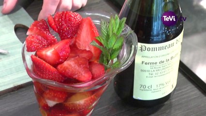 Fraises sirop - Auberge du Mesnil Rogues [TéVi] 28-04-14