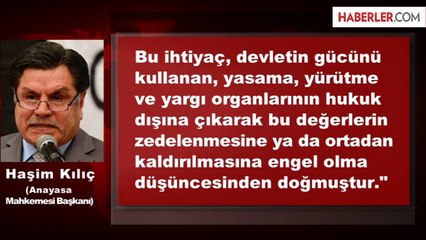 Kılıç: Yargı, Hak İhlallerini Ortadan Kaldıran Güçtür