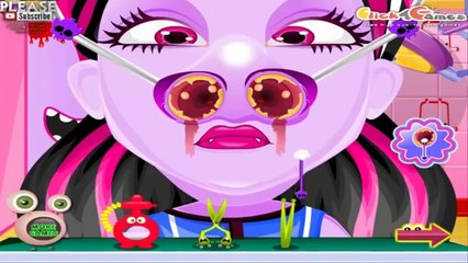 Baby Monster High Nose Doctor Games to play for girls
