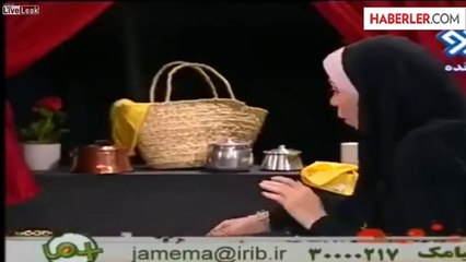 İran TV Kanalında Komik Kaza