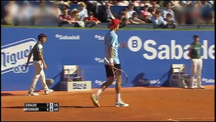 錦織圭　バルセロナ2014 決勝戦