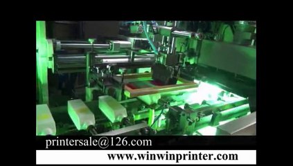 auto 3color bottle/container screen printer machine