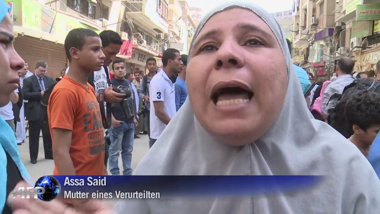 Hunderte Mursi-Anhänger in Ägypten zum Tode verurteilt