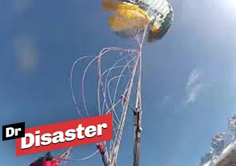 Un parapentiste évite le crash de justesse / Dr Disaster