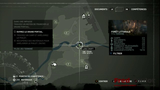 La foret Littorale Nord_ 2.10-La Carte au tresor_Tomb Raider 2013 une survivante est née