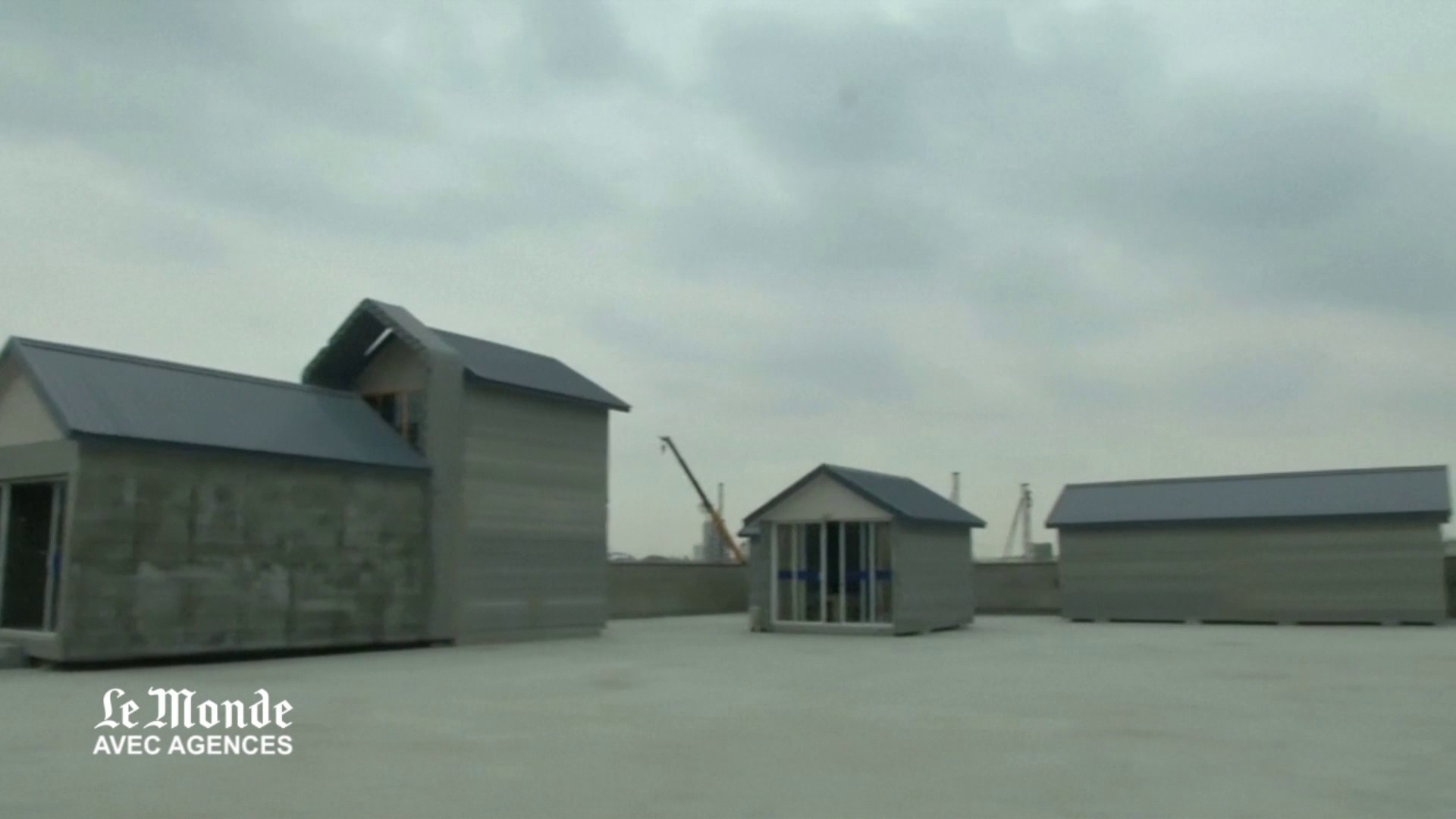 Des maisons chinoises construites avec une imprimante 3D - Vidéo Dailymotion