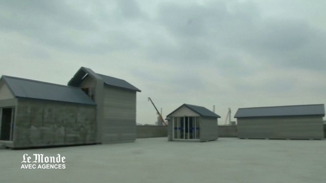 Des maisons chinoises construites avec une imprimante 3D
