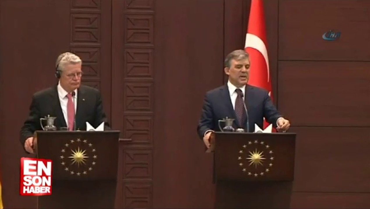 Gül'den Alman mevkidaşına haddini bildiren yanıt
