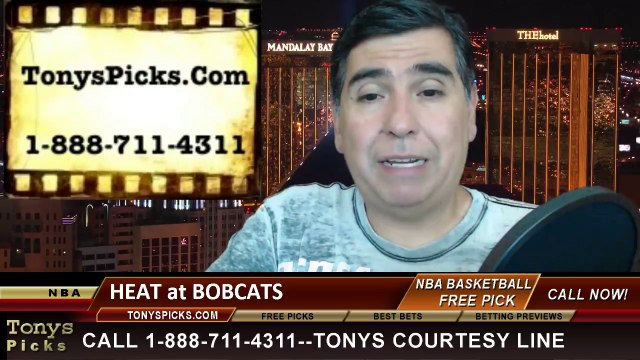 NBA Game 4 Pick Prediction Charlotte Bobcats vs. Miami Heat Betting Lines Odds Playoff Preview 4-28-2014