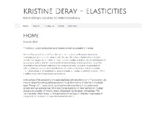 Kristine Deray - Elasticities.com.au - Website Preview