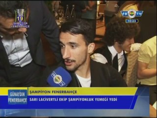 Fenerbahçe Şampiyonluk Yemeği Röportajları 27.04.2014