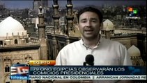 Egipto permite observadores internacionales en comicios presidenciales