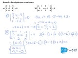 Ejemplo resuelto Regla de Sarrus. ¿cómo resolver determinantes?