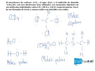 Propiedades físicas de las sustancias Miscibilidad