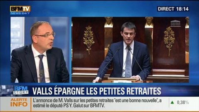 BFM Story: Le pacte de responsabilité ne lèsera pas les petites retraites - 28/04