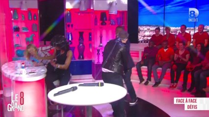 Audrey Pulvar prise dans la toile de Jamie Foxx sur le plateau du «Grand 8»