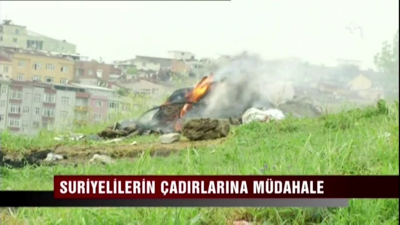 Suriyelilerin çadırları yakıldı - Canlı Gaste