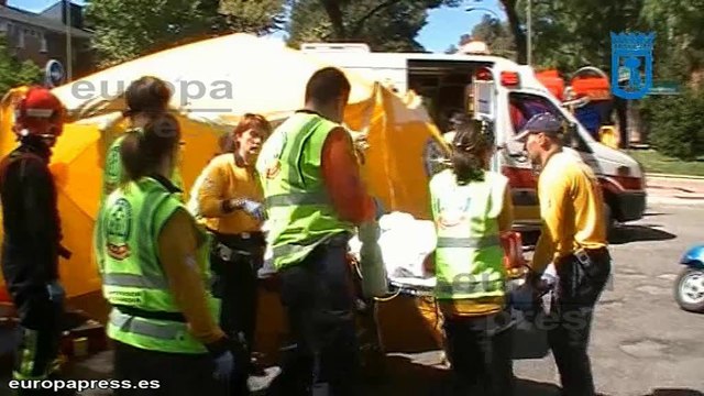 Mujer grave tras ser atropellada por una moto en Madrid