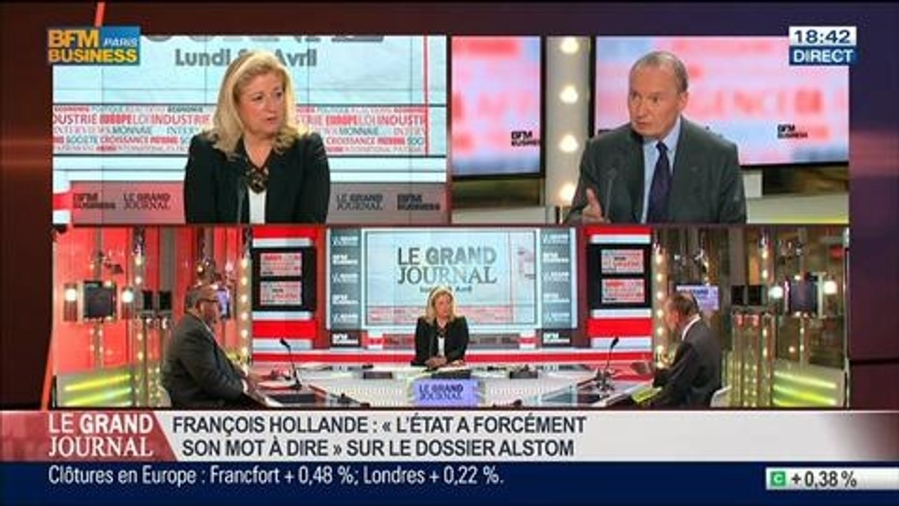 Raymond Soubie, ancien conseiller social de Nicolas Sarkozy, dans Le Grand Journal - 28/04 3/4
