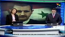 Sirios toman las calles para respaldar candidatura de Bashar Al Assad