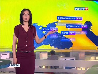 Татьяна Савина - "Вести. Погода" (28.04.14)