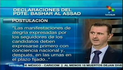 Siria vive un ambiente electoral por primera vez en su historia