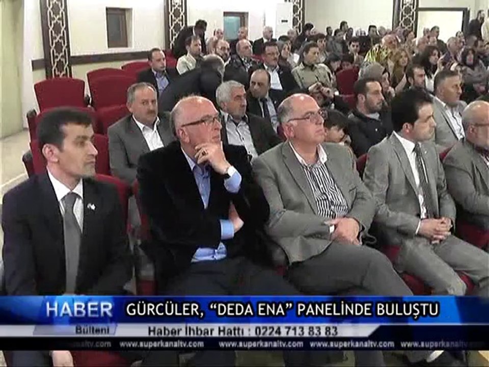GÜRCÜLER, “DEDA ENA” PANELİNDE BULUŞTU